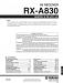 Yamaha RX-A830 Service Manual