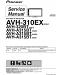 Pioneer AVH-310EX/AVH-320BT/AVH-A315BT Service Manual