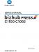 Konica Minolta bizhub PRESS C1085/bizhub PRESS C1100 Service Manual