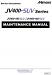 Mimaki JV400-130SUV/JV400-160SUV Maintenance Manual
