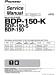 Pioneer BDP-150-K/BDP-150-S Service Manual