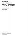 Sony VPL-VW80 Service Manual