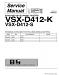 PIONEER VSX-D411/VSX-D511 Service Manual