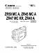 Canon ZR40A/ZR45MC A/ZR47MC KR/ZR50MC A Service Manual