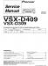 Pioneer VSX-D309/VSX-D409 Service Manual