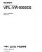 Sony VPL-VW1000ES Service Manual