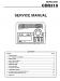 Marantz CDR310 Service Manual