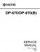 Kyocera DP-670/DP-670(B) Service Manual
