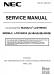 NEC MultiSync LCD1980SX Service Manual
