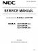NEC MultiSync LCD175M Service Manual