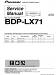 Pioneer BDP-LX71 Service Manual