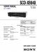 Sony SCD-XB940 Service Manual