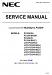 NEC MultiSync P232W Service Manual