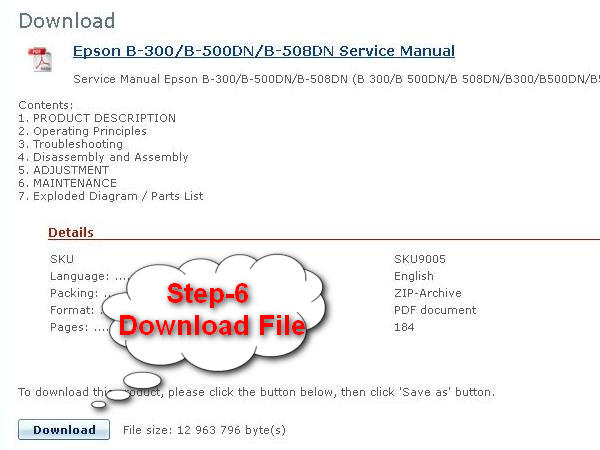 Download Service Manual